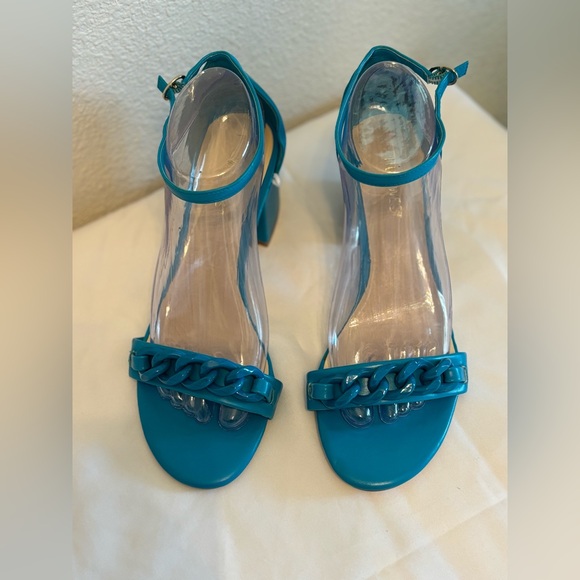 Nine West Turquoise Heels - Picture 3 of 5
